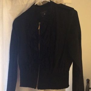 Forever 21 Cropped Zip Up